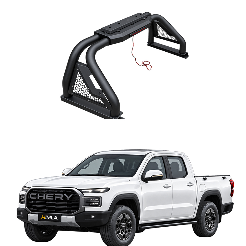 Pickup Truck Sports Bar with Honeycomb Mesh Side Panels – Custom Sizing