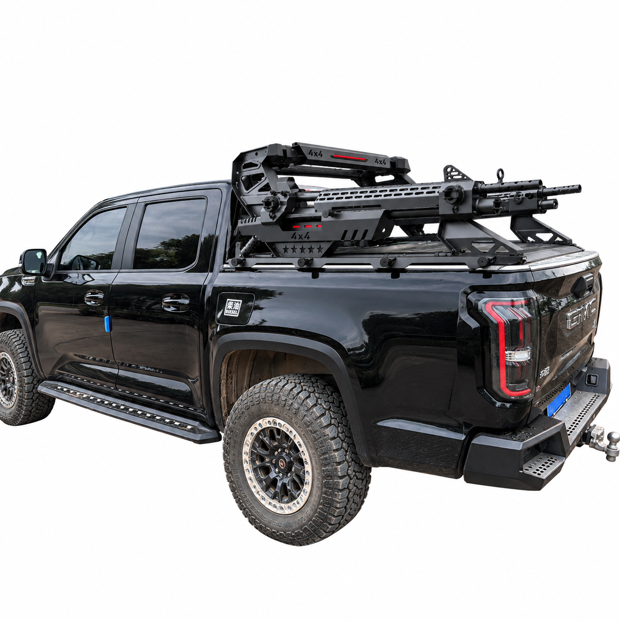 Pickup Truck Sports Bar with Mechanical-Style Layered Frame | Custom Fit