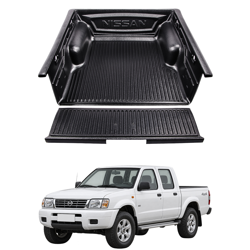 Full Coverage Truck Bed Mat for Nissan D22 – Tailgate Opening