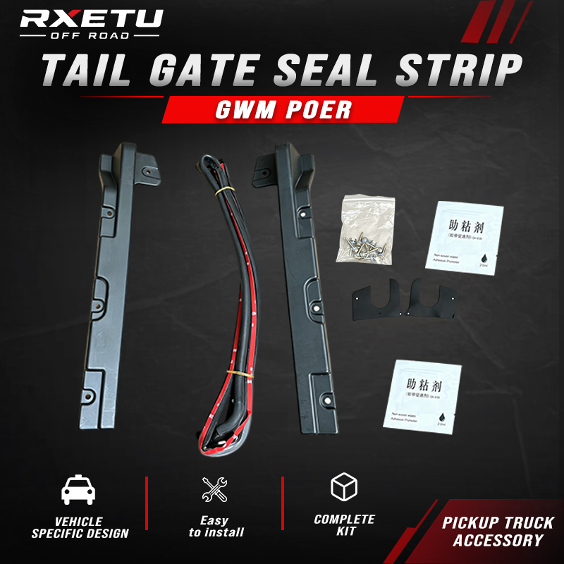 Tailgate Seal Strip with Plastic Bracket for Great Wall POER