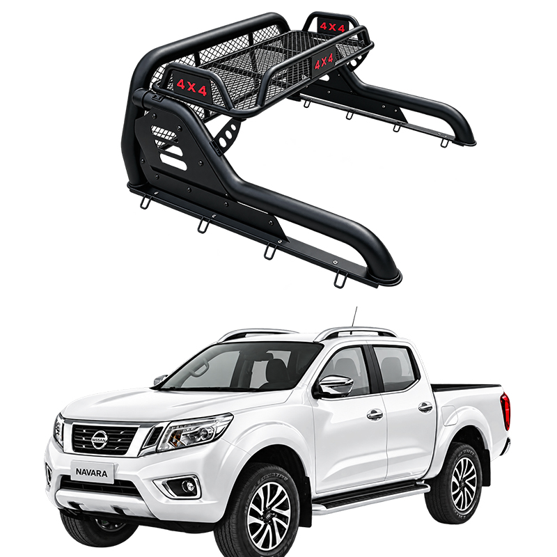 Pickup Truck Sports Bar with Top Basket – Custom Vehicle Sizing